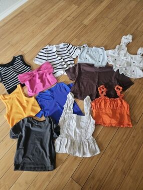 Assorted Women’s Crop Tops and Tanks - Multi-Color Pack